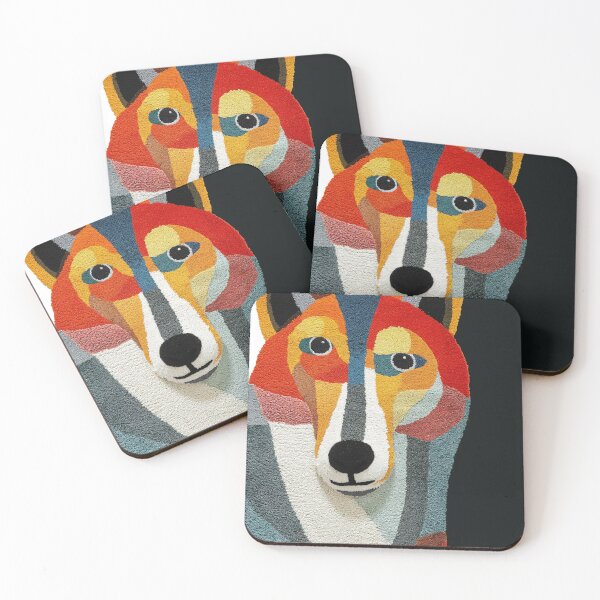 Item preview, Dog art colors full designed and sold by Rockwpapart.