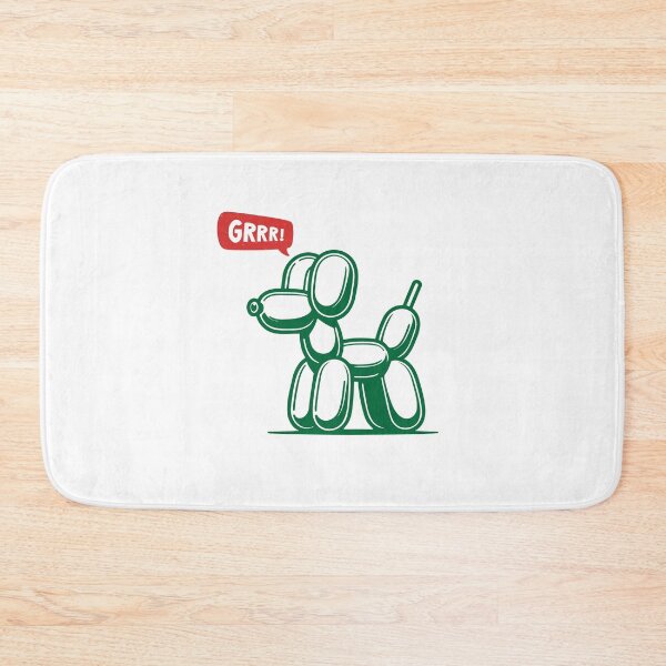 Item preview, Green Ink Party Balloon Dog - GRRR! designed and sold by PixelBadBunny.
