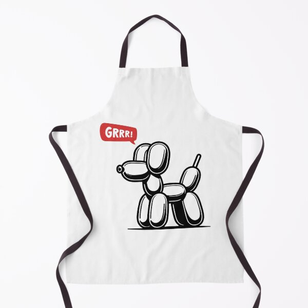 Item preview, Black Party Balloon Dog - GRRR! designed and sold by PixelBadBunny.