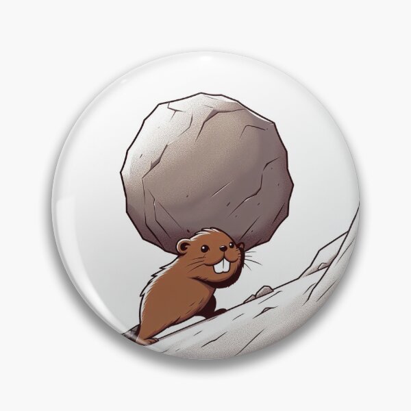 Artikelvorschau, Sisyphus der Biber entworfen und verkauft von LemuellTrends.