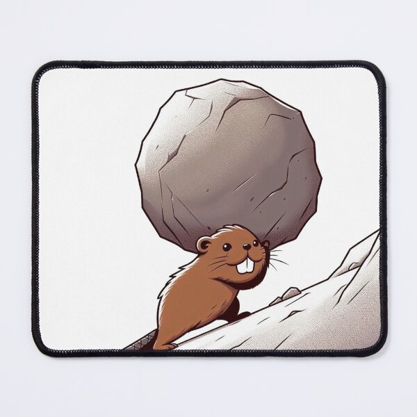 Item preview, Sisyphus The Beaver designed and sold by LemuellTrends.