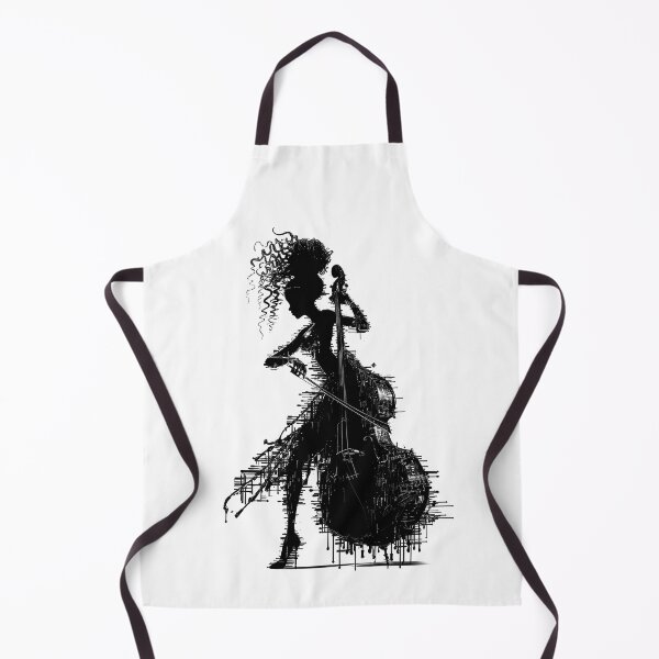 Item preview, Harmony in Monochrome: Abstract Double Bass Ink Print Collection designed and sold by ThePurpleMelon.