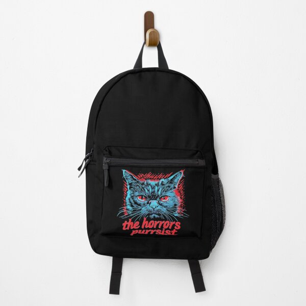 Item preview, Blue & Red The Horrors Purrsist Cat Tee designed and sold by ChaosEmporium.