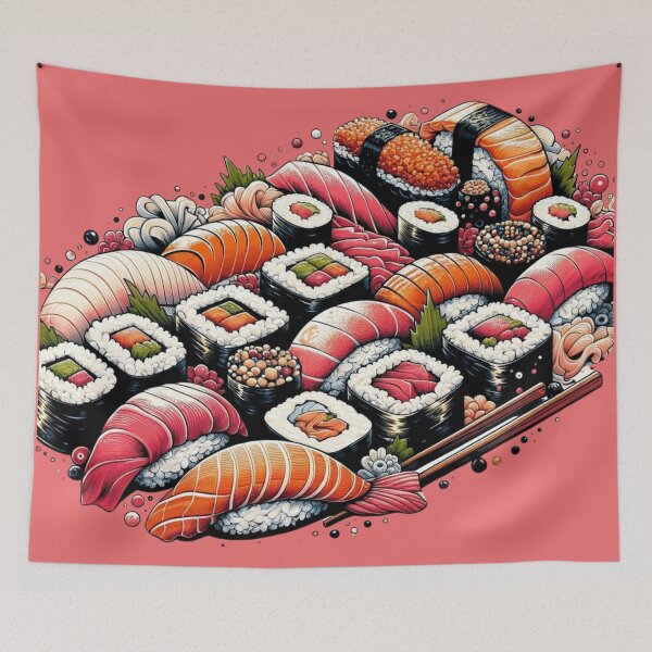 Item preview, Sushi Plate  designed and sold by MapleandHoney.