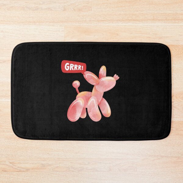 Item preview, Redish Party Balloon Dog - GRRR! designed and sold by PixelBadBunny.