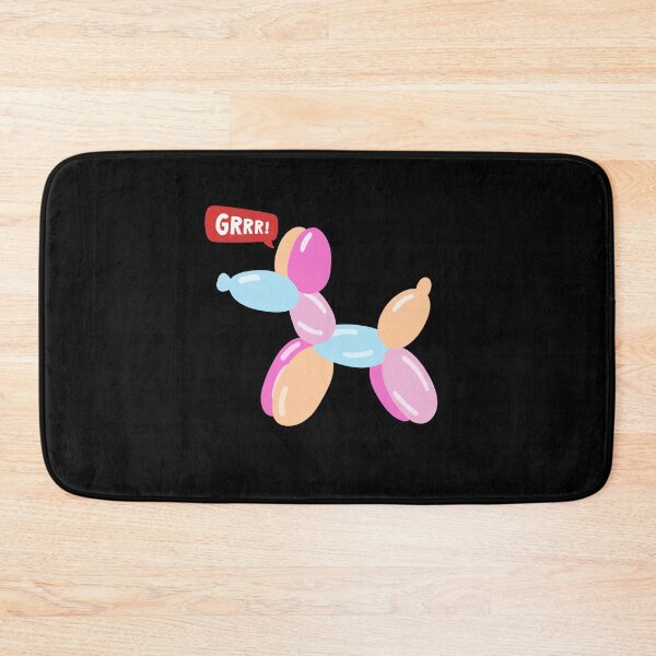 Item preview, Mixed Colors Party Balloon Dog - GRRR! designed and sold by PixelBadBunny.