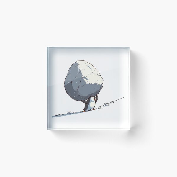 Item preview, Sisyphus The Penguin designed and sold by LemuellTrends.