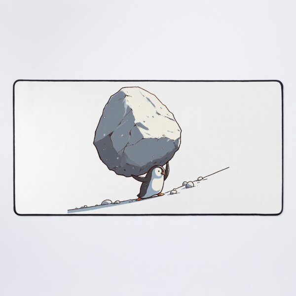 Item preview, Sisyphus The Penguin designed and sold by LemuellTrends.