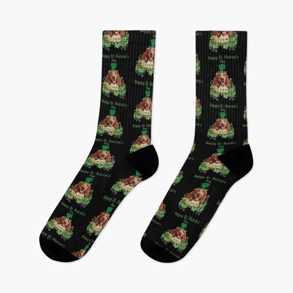 Item preview, Saint Patrick's Day Irish Setter Dog Design designed and sold by LovelyHappyGift.