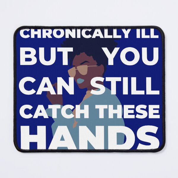 Item preview, Chronically ill but  - blue designed and sold by SadTea-Longhaul.