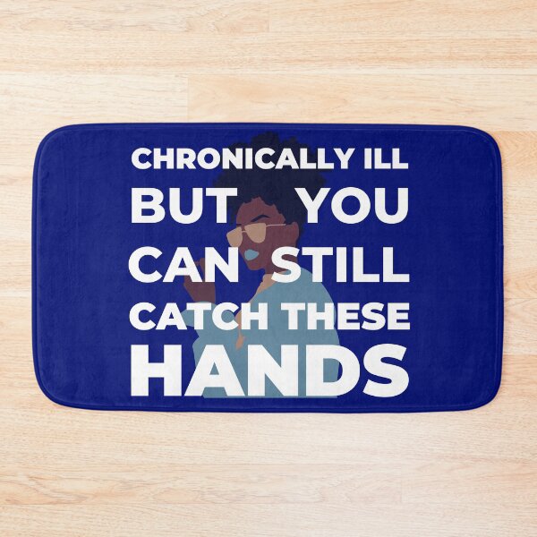 Item preview, Chronically ill but  - blue designed and sold by SadTea-Longhaul.
