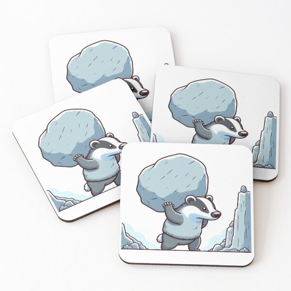 Item preview, Sisyphus The Badger designed and sold by LemuellTrends.