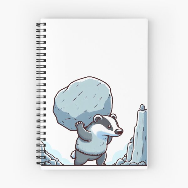 Item preview, Sisyphus The Badger designed and sold by LemuellTrends.