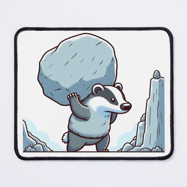 Item preview, Sisyphus The Badger designed and sold by LemuellTrends.
