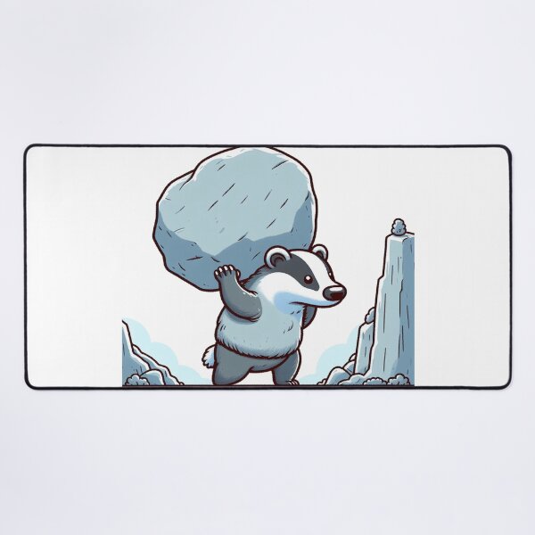 Item preview, Sisyphus The Badger designed and sold by LemuellTrends.