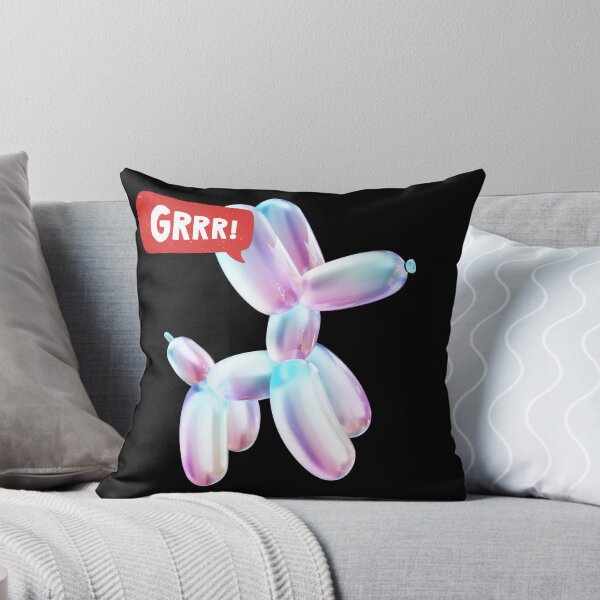 Item preview, Disco Bubble Party Balloon Dog - GRRR! designed and sold by PixelBadBunny.