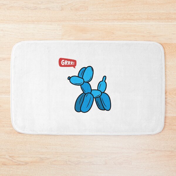 Item preview, Blue Cute Ink Party Balloon Dog - GRRR! designed and sold by PixelBadBunny.