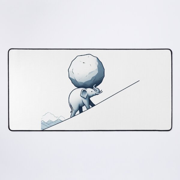 Item preview, Sisyphus The Elephant designed and sold by LemuellTrends.