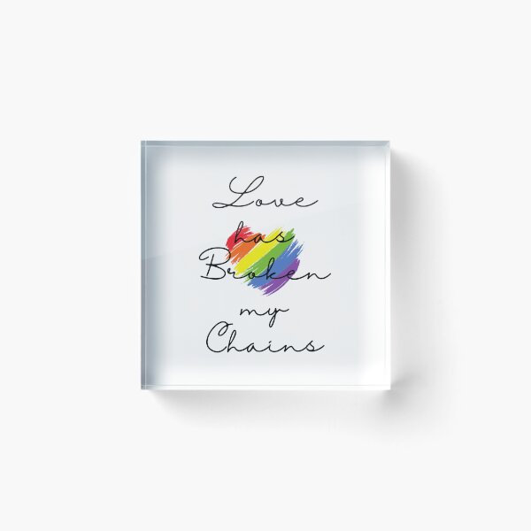 Item preview, Love has Broken My Chains Version 2 designed and sold by Rebecca Woodie.
