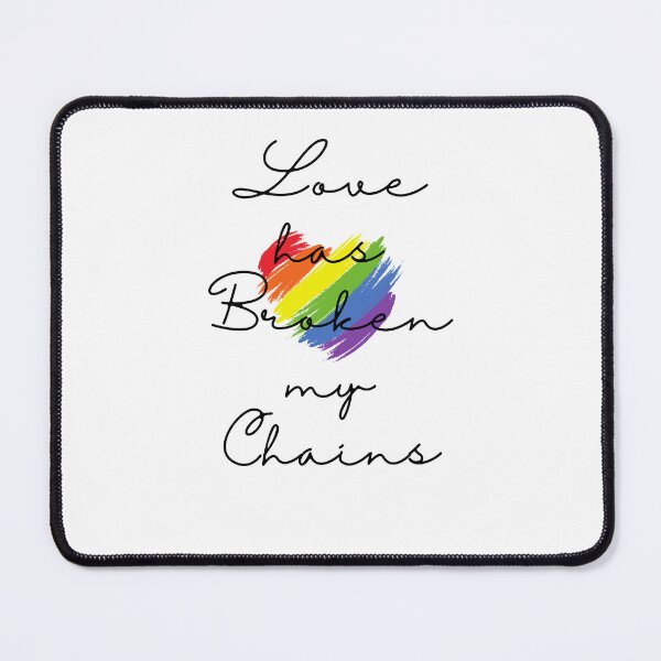 Item preview, Love has Broken My Chains Version 2 designed and sold by Rebecca Woodie.