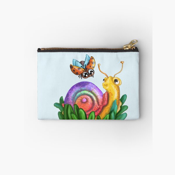 Item preview, Rainbow snail designed and sold by Whimsy Pose Illustrations.