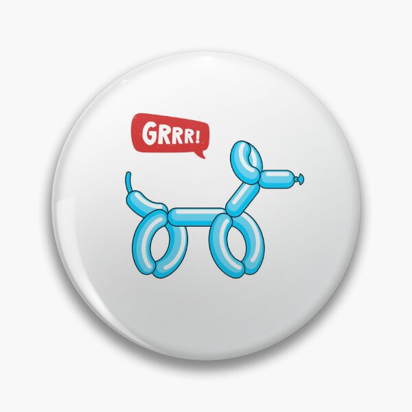 Item preview, Blue Knot Party Balloon Dog - GRRR! designed and sold by PixelBadBunny.