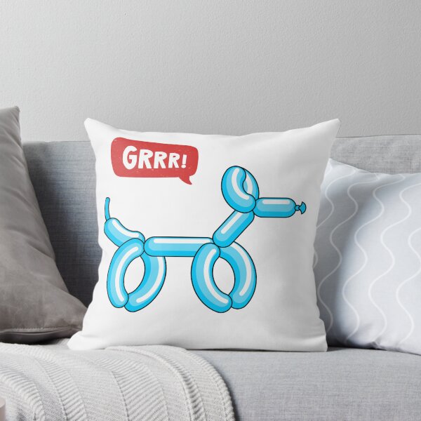 Item preview, Blue Knot Party Balloon Dog - GRRR! designed and sold by PixelBadBunny.