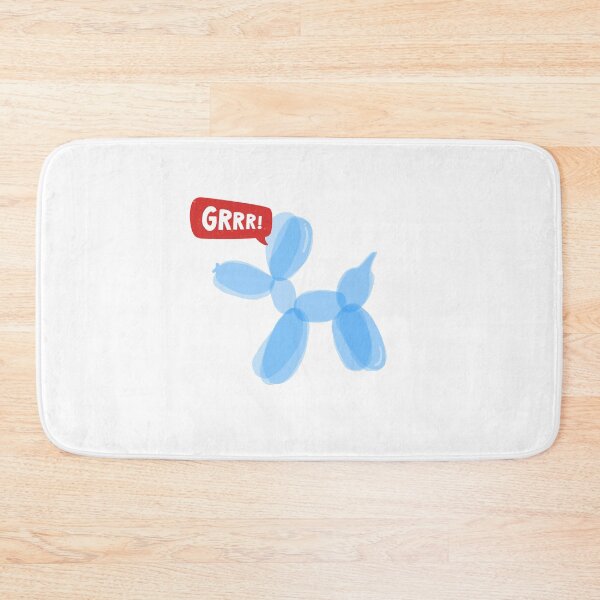 Item preview, Blue Watercolor Party Balloon Dog - GRRR! designed and sold by PixelBadBunny.