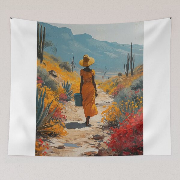 Item preview, Lady in desert sun designed and sold by Rockwpapart.