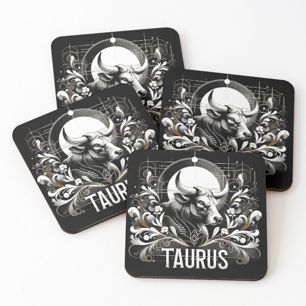 Item preview, flowery modern Taurus Graphic design designed and sold by Department61.