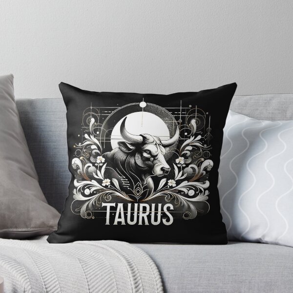 Item preview, flowery modern Taurus Graphic design designed and sold by Department61.