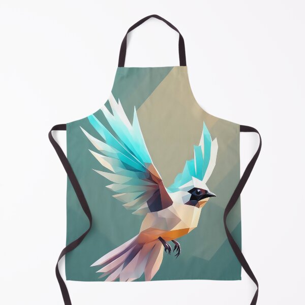 Item preview, Low Poly Fantail Vector Art. Fantail Bird in Flight designed and sold by kakarikihill.
