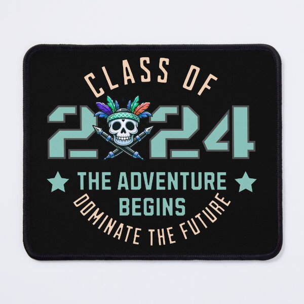 Item preview, Class of 2024. The Adventure Begins. Dominate The Future. Senior Class of 2024. designed and sold by AnalajiaDesigns.