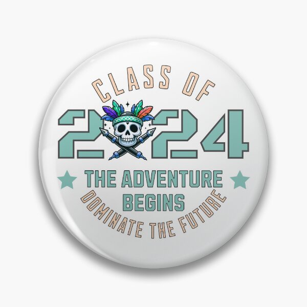 Item preview, Class of 2024. The Adventure Begins. Dominate The Future. Senior Class of 2024.  designed and sold by AnalajiaDesigns.