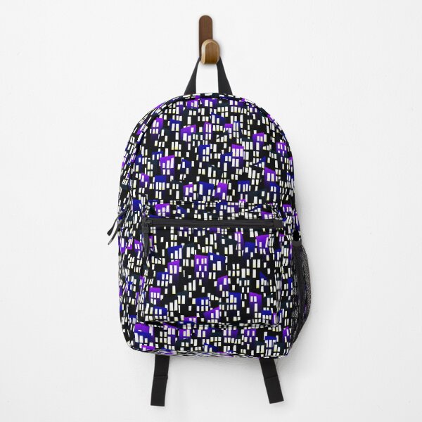 Item preview, Cityscape in Midnight Blue and Purple designed and sold by Squilla Design Studio.