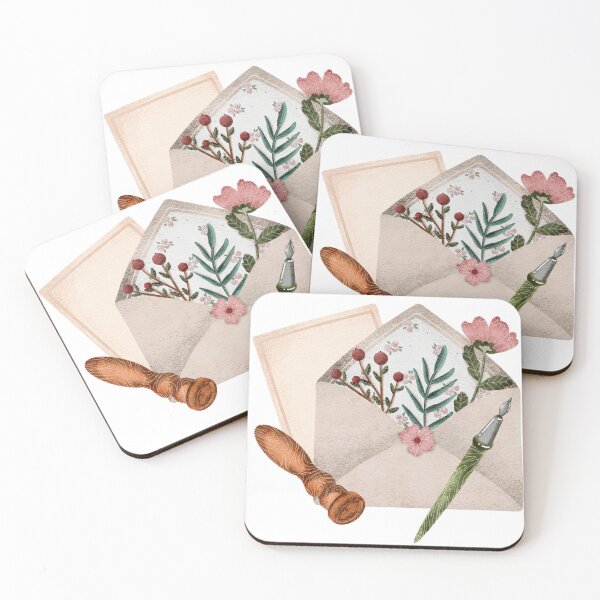 Item preview, Floral snail mail  designed and sold by pinkyfish1010.