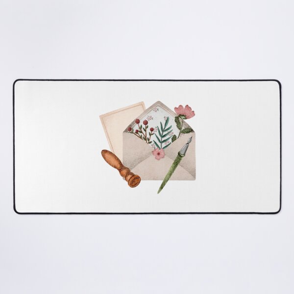 Item preview, Floral snail mail designed and sold by pinkyfish1010.