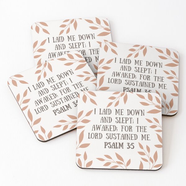 Item preview, Faith in God, Psalm, 3:5 designed and sold by MoriaStore.