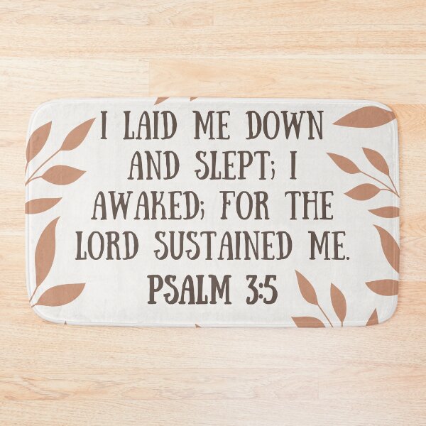 Item preview, Faith in God, Psalm, 3:5 designed and sold by MoriaStore.