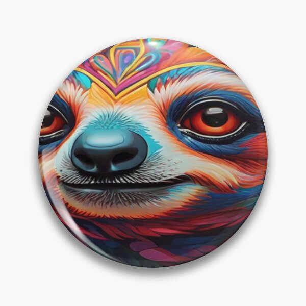 Item preview, Sloth Huichol Art designed and sold by Atelier-Arcano.