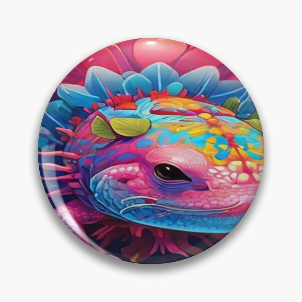 Item preview, Axolot Huichol Art designed and sold by Atelier-Arcano.