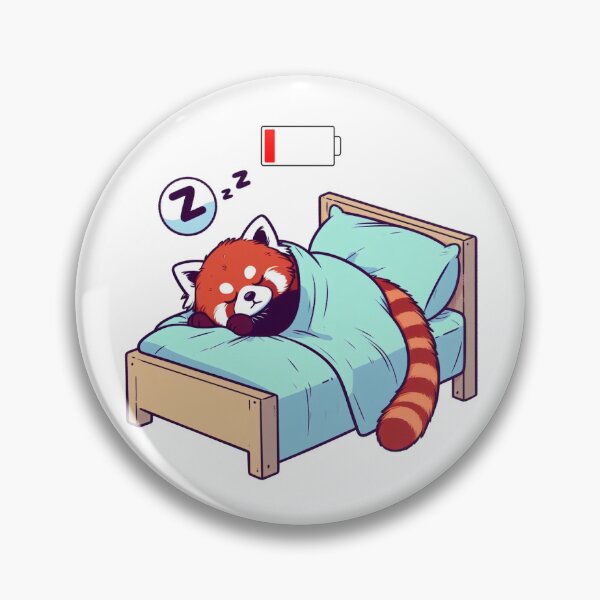 Item preview, Low Battery Red Panda designed and sold by LemuellTrends.