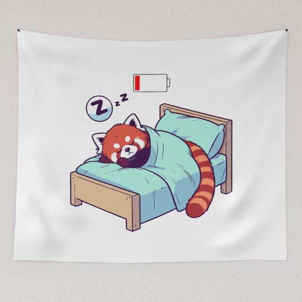 Item preview, Low Battery Red Panda designed and sold by LemuellTrends.