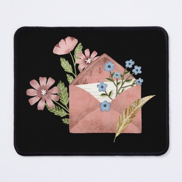 Item preview, Pink floral love letter envelope designed and sold by pinkyfish1010.