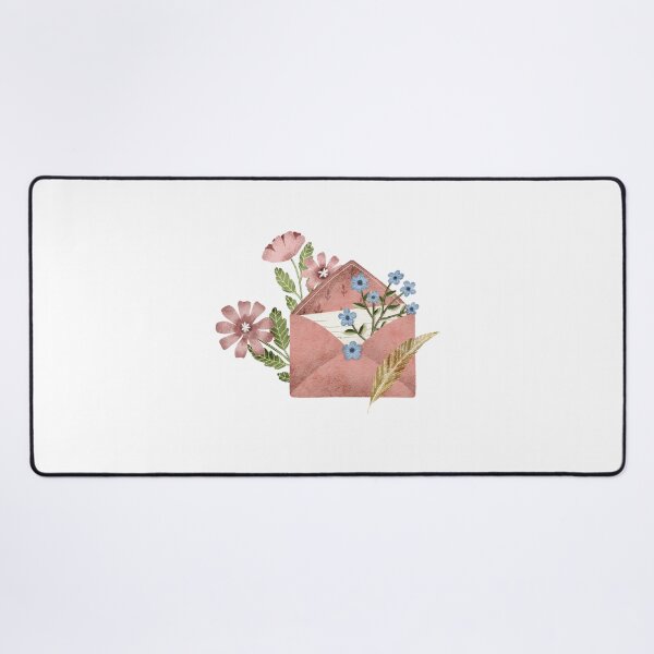 Item preview, Pink floral love letter envelope designed and sold by pinkyfish1010.