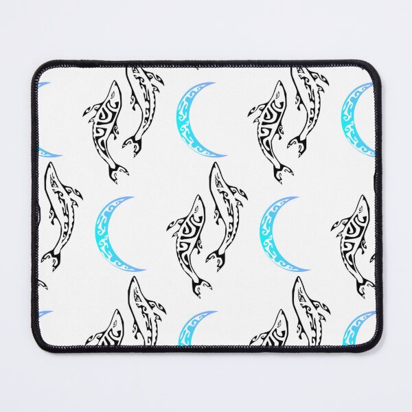Item preview, Dolphins in the moonlight designed and sold by Nesian-Tahiti.