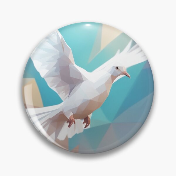 Item preview, Low Poly Dove Vector Art. Dove Bird in Flight designed and sold by kakarikihill.