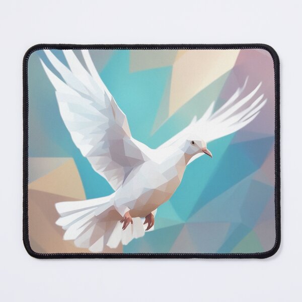 Item preview, Low Poly Dove Vector Art. Dove Bird in Flight designed and sold by kakarikihill.