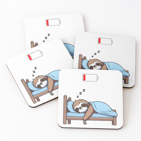 Item preview, Low Battery Sloth designed and sold by LemuellTrends.
