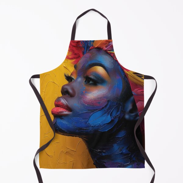 Item preview, African woman with feathers designed and sold by Rockwpapart.